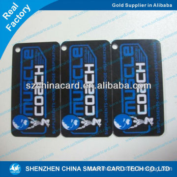 Printed Plastic Customized keychain combo card